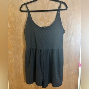 XL Black Romper with Pockets from Wild Fable